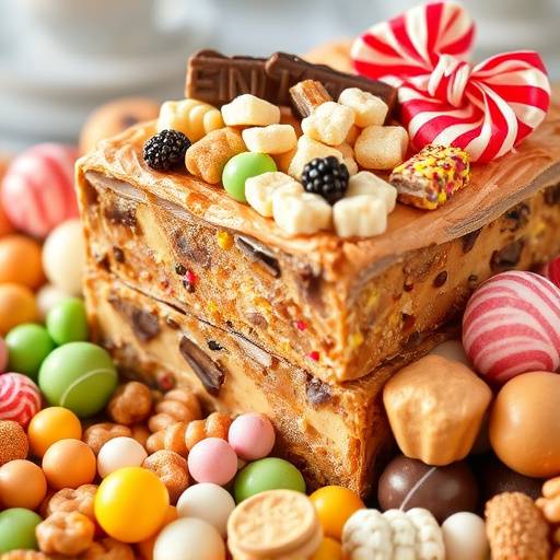 Assortment of Torrone candy from Benevento